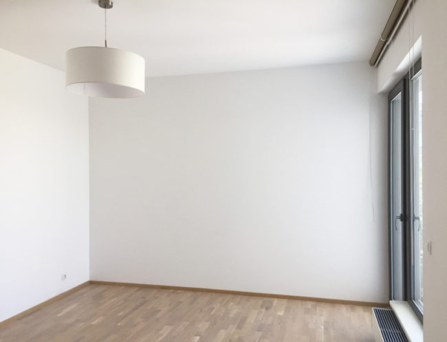 Nový byt – prázdný, čistý, nádherný